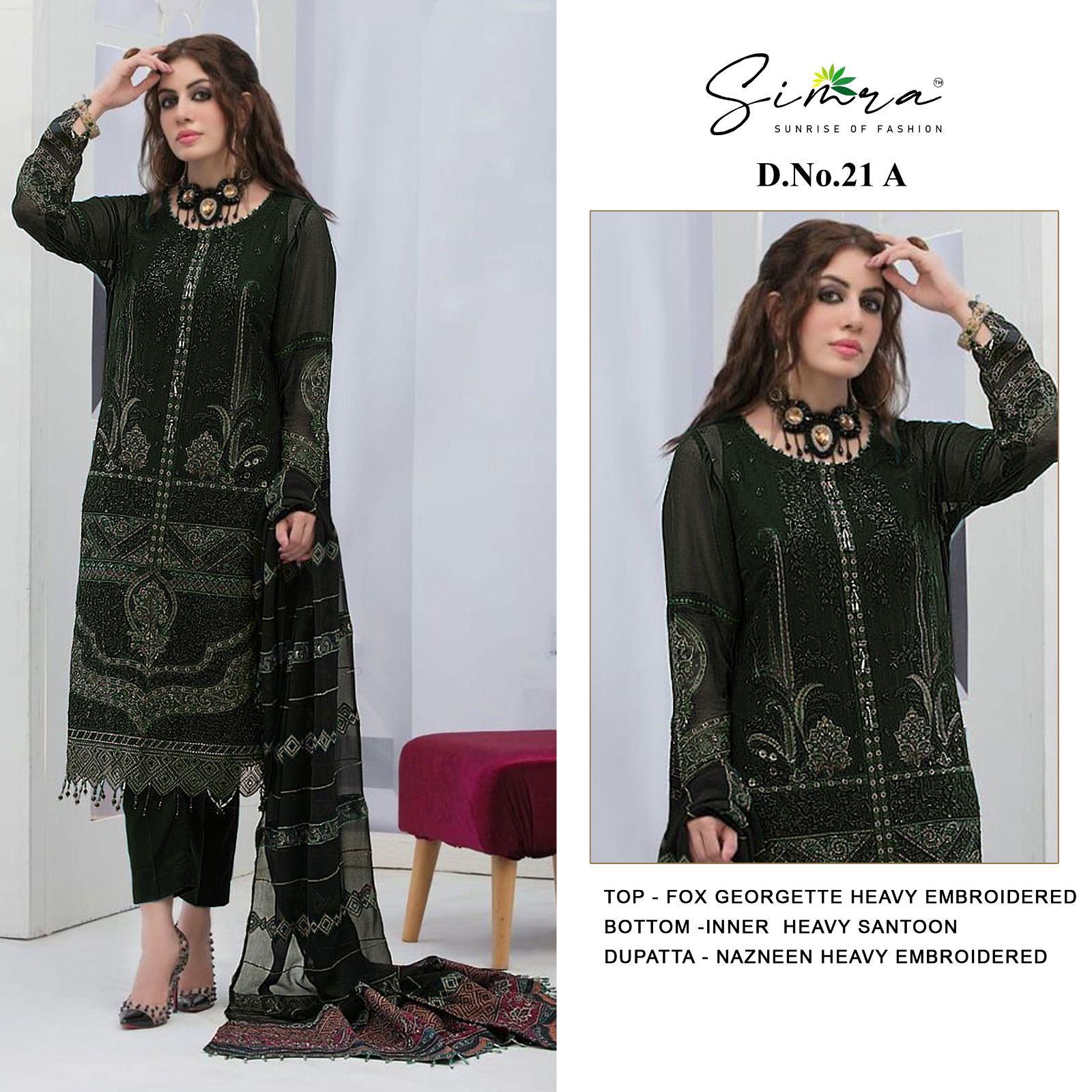 Simra S 21 Georgette Pakistani Suits Catalog
